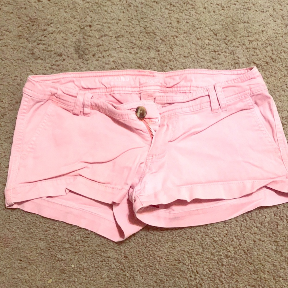 Mossimo super-short pink shorts